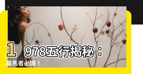 1978 馬 五行|五行揭秘：78年馬人財運